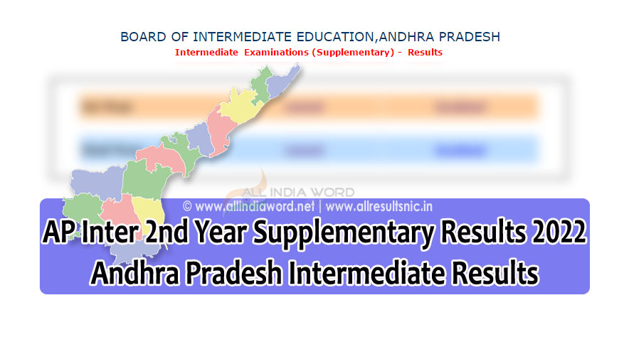 BIEAP Inter Senior Results 2022 Supplementary