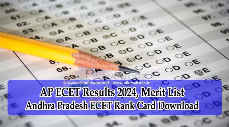 Andhra Pradesh ECET Results 2024
