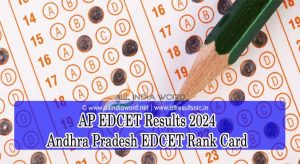 Andhra Pradesh EDCET Rank Card 2024