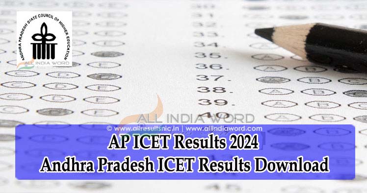 AP ICET Results 2024 Andhra Pradesh Online