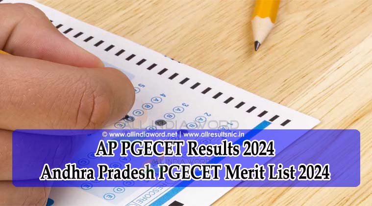 Andhra Pradesh PGECET Rank Card 2024