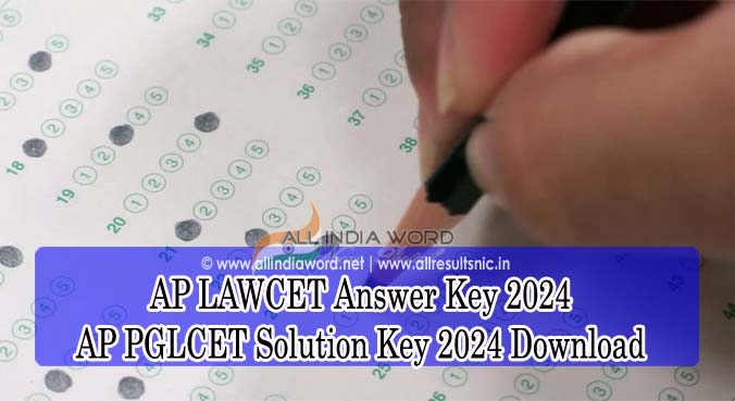 AP PGLCET Solution Key 2024
