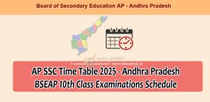 Andhra Pradesh 10th Class Exam Dates 2025